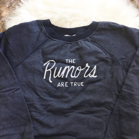 AEO “The Rumors are True” Graphic Blue Pullover - Picture 4 of 7